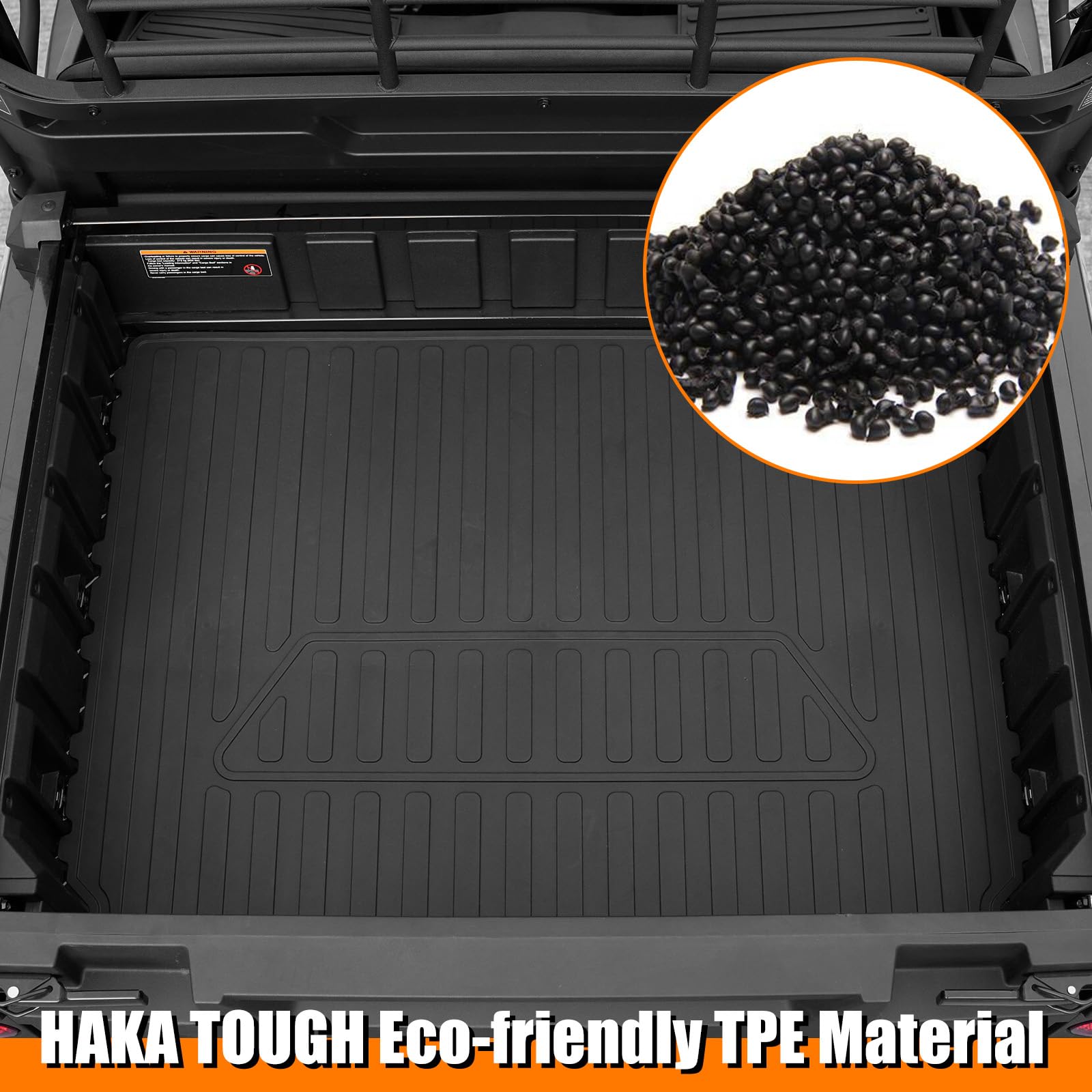 Amazon.com: HAKA TOUGH Cargo Bed Mat for Kawasaki Mule Pro MX