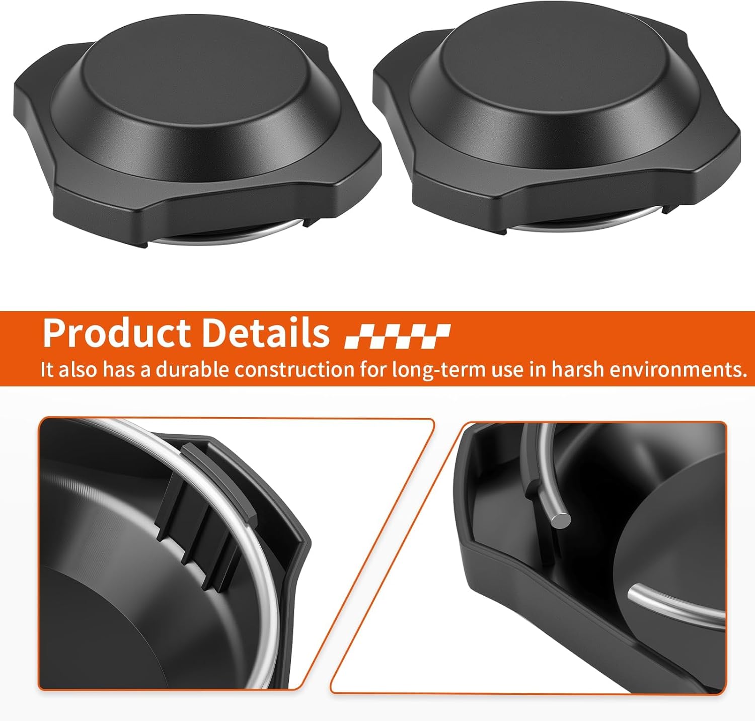 2Pcs Center Hub Wheel Cap for Polaris RZR 1000 XP/XP 4 2024-2025 1525221-655