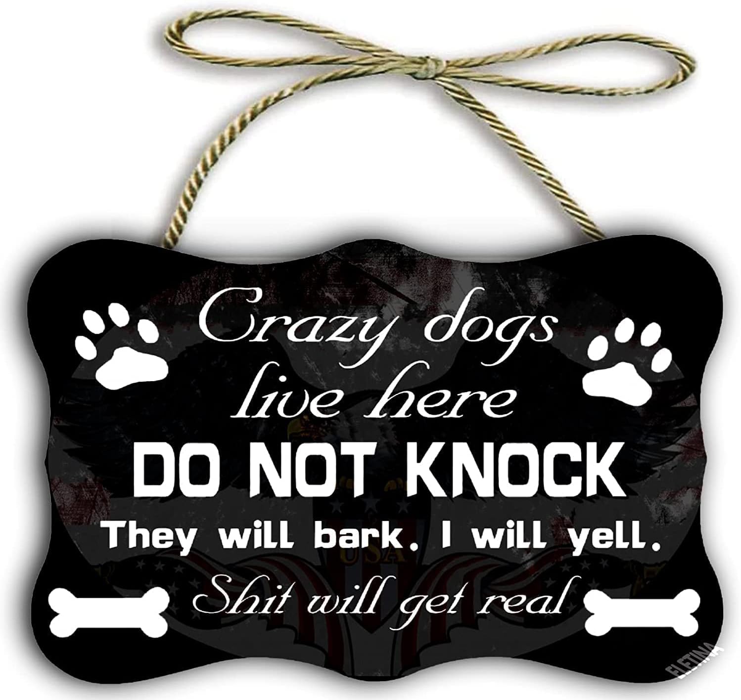 Retro Wooden Signs/hhh It's Nap Time Please Do Not Knock or Ring The Door Bell Wall Art Decor Wooden Signs 8x12 INCH