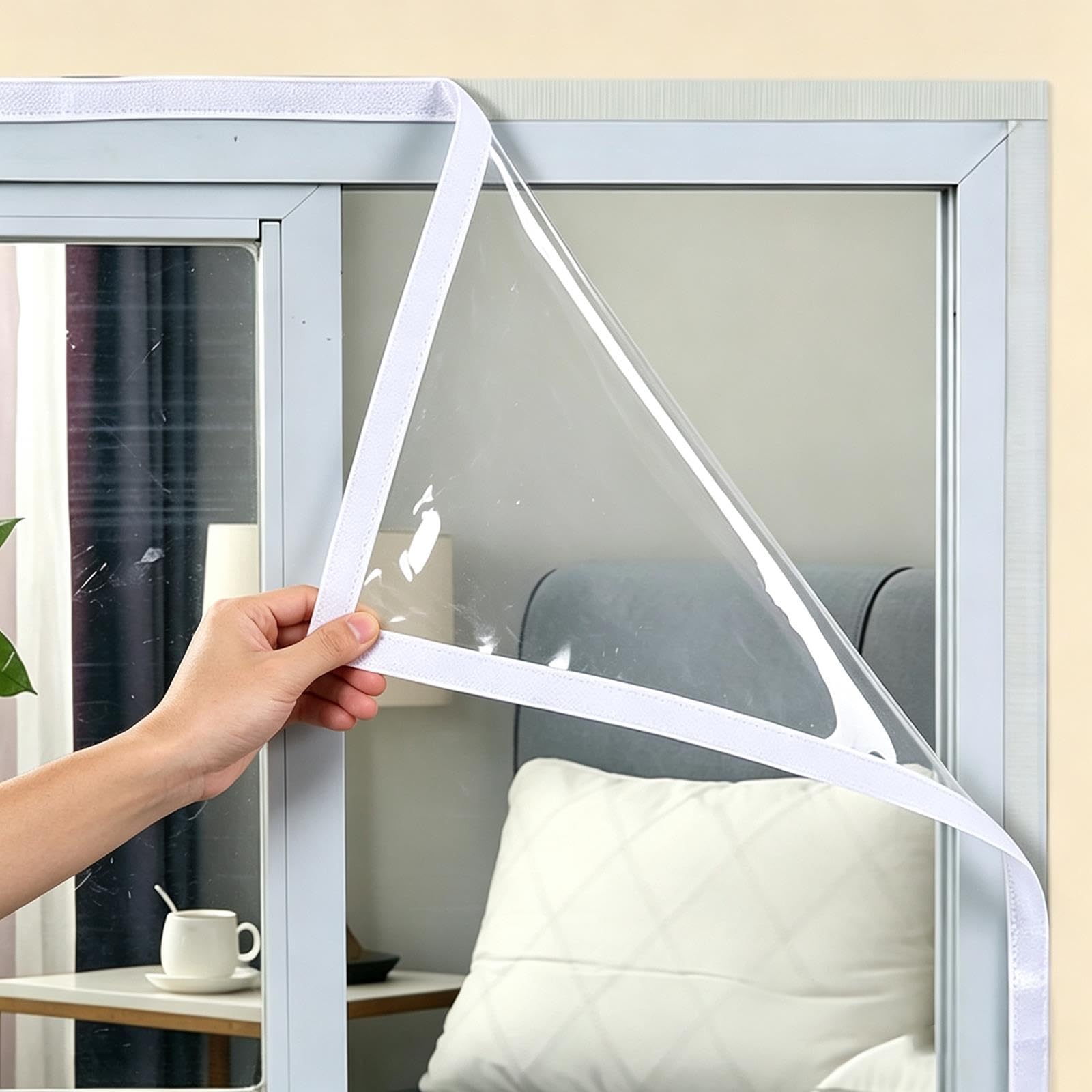 Window Insulation Kit, Transparent Thermal Window Cover