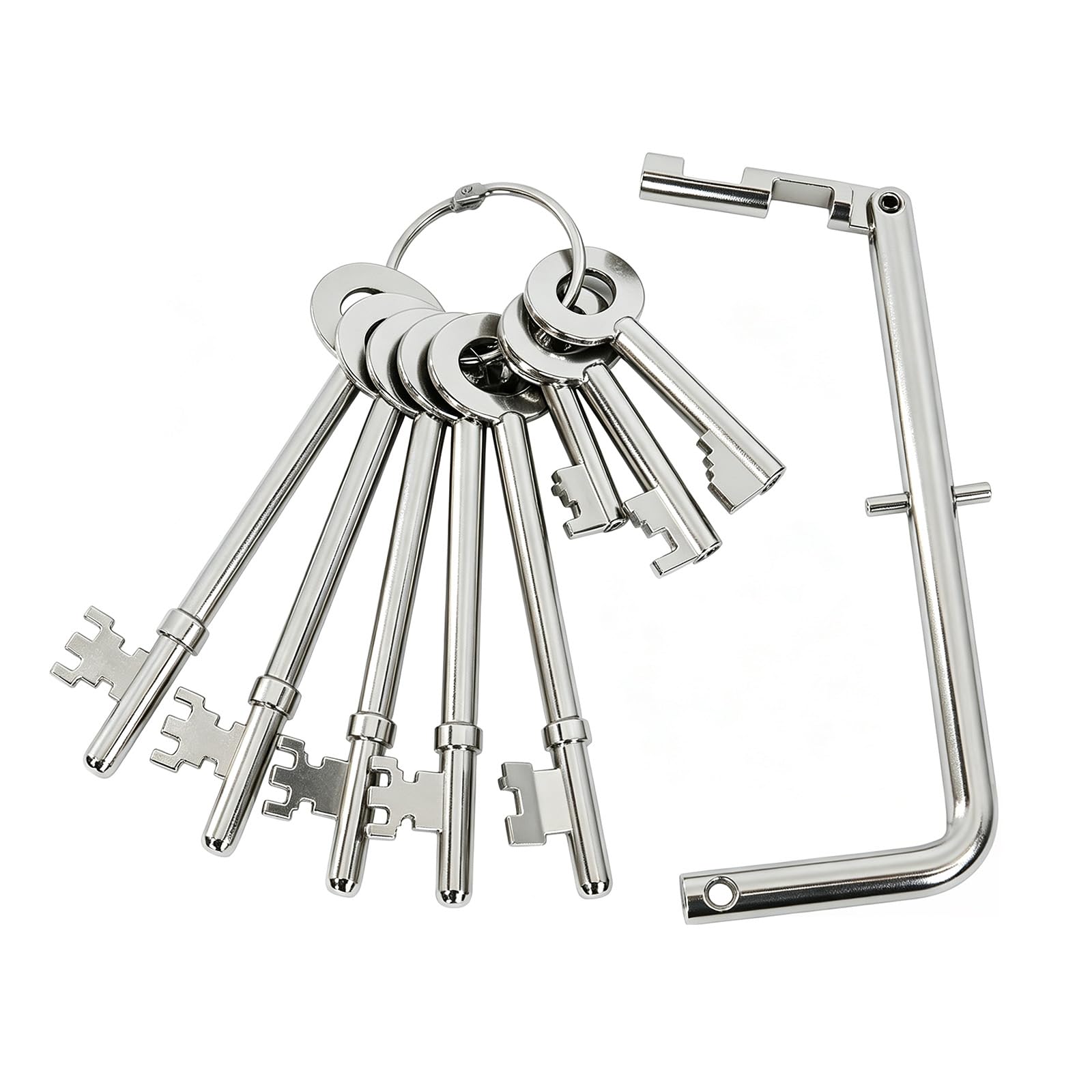 Fire Brigade Keys Set, 9Pcs FB, FB1, FB2, FB4, FB11, FB14, Universal Fit for Emergency Services & Maintenance Panels, Fire Door Key for Communal Door Access-image-3