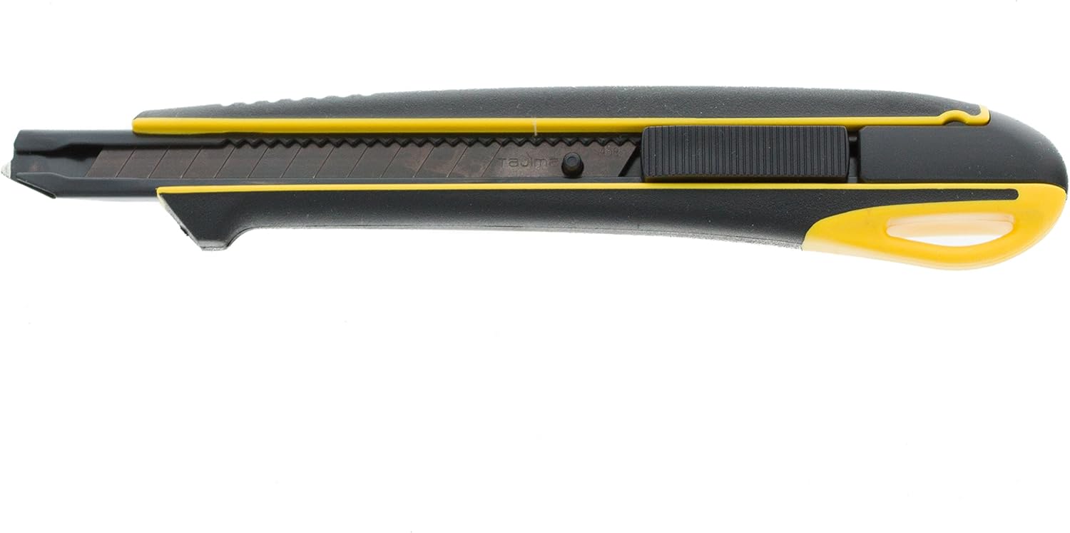 Tajima DC360YB "Driver Cutter" Knife, Black/Yellow, 9 mm