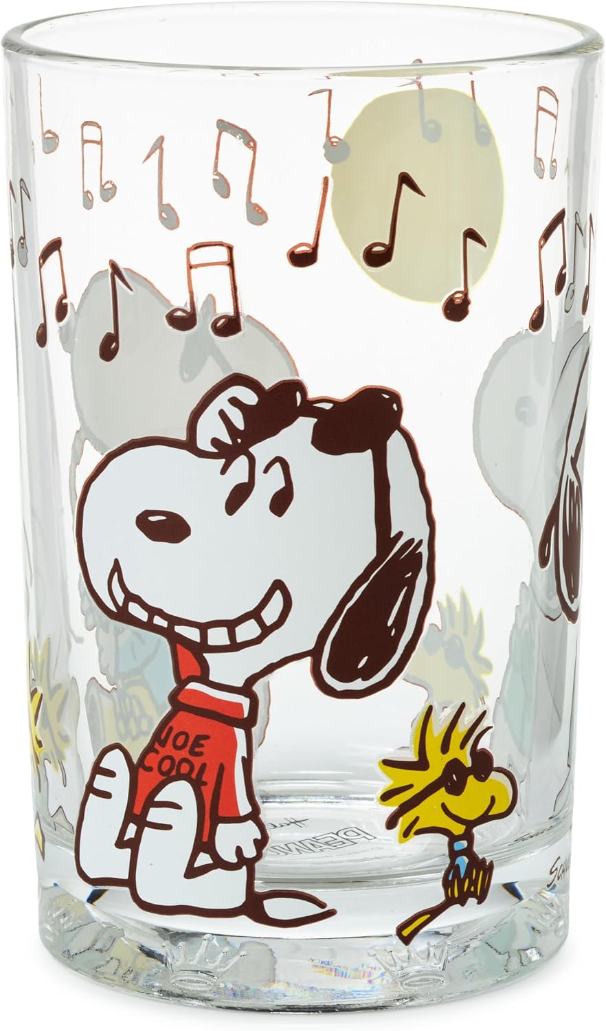 Hallmark Peanuts Collectible Drinking Glass, 13.5 oz. (Jazzy Snoopy)