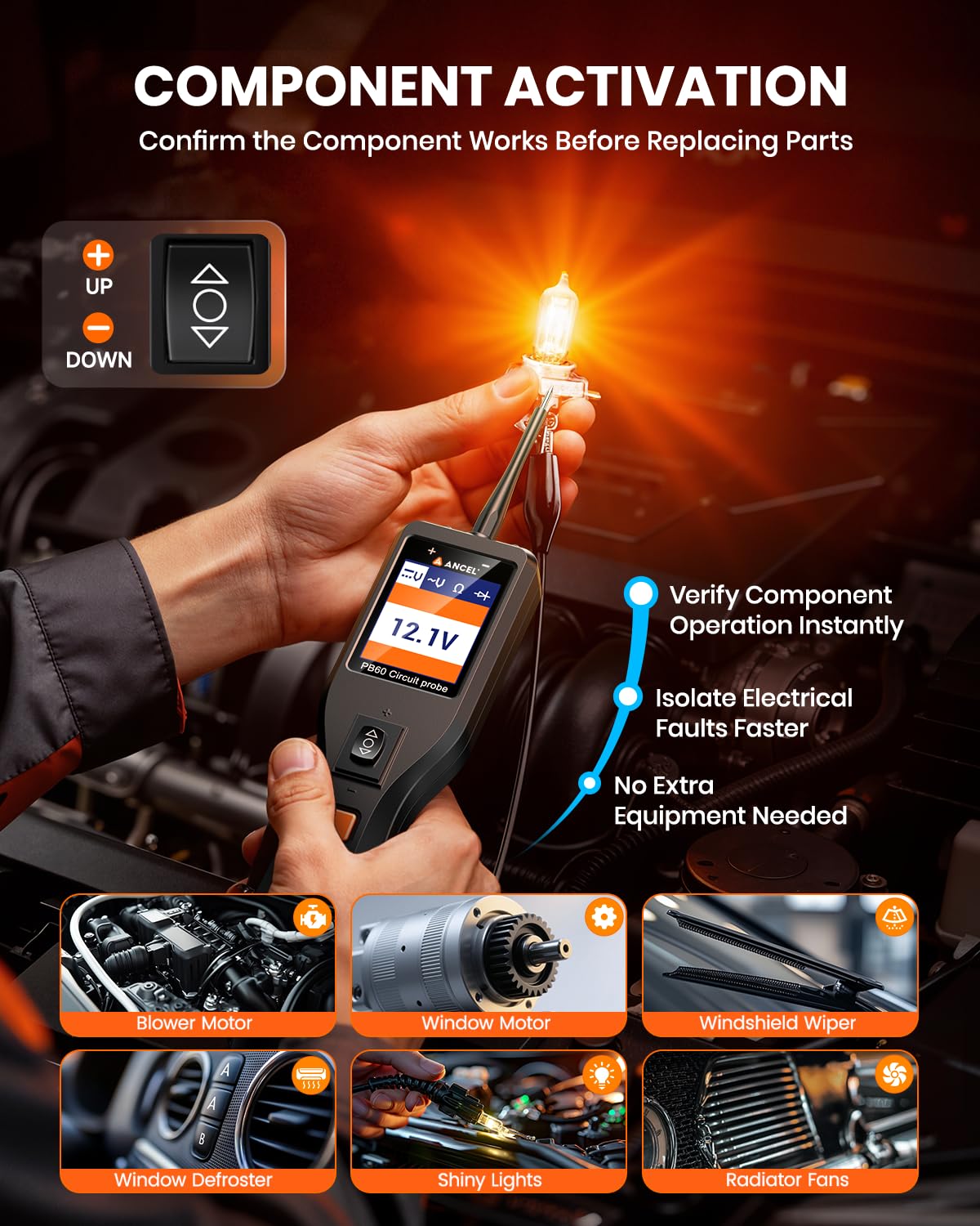 PB60 Automotive Power Circuit Probe, 12-24V Vehicle Component Activation ﻿ — Amazon image 3