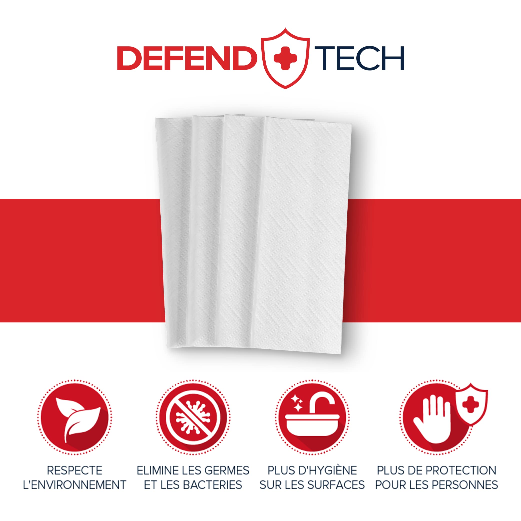 PAPERNET, Serviette pliée V 417820, serviettes en papier 2 plis avec formule antibactérienne, compatible avec distributeur antibactérien C/V 417204, 416143, 15 paquets pour 210 déchirures de 21 x 22