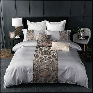 FGHOEV Bed Sheet Pillowcase Duvet Cover Set Cotton Queen Size Bed Sheet Queen Size Double Bed Sheet Set (Color : D, Size : 1.8 * 2.0m)