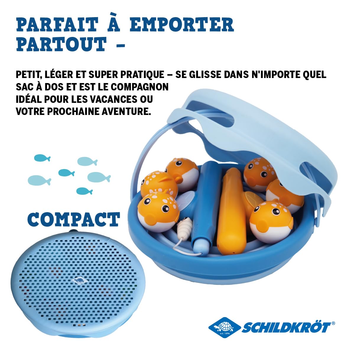 Schildkröt Jeu de Pêche Magnétique | pour Intérieur et Extérieur | Canne Télescopique Incluse | Jouet Éducatif et Amusant | Développement de la Coordination | À Partir de 3 Ans