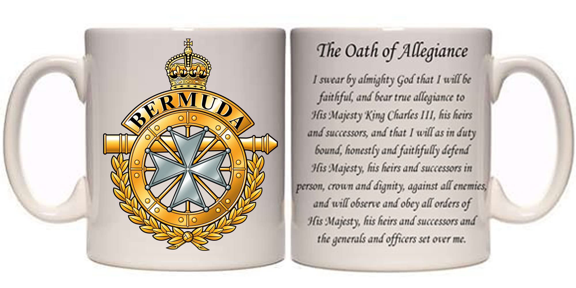 Royal Bermuda Regiment Army Veteran Military Mug (MI64) 11oz & 15oz Mug Soldier Kings Crown (11OZ)