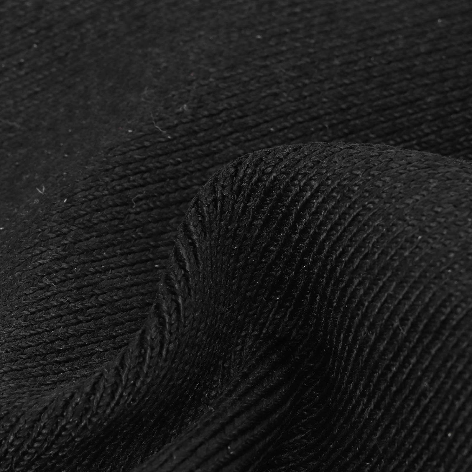 SIXRUN Schnittkratzfester Nackenschutz für Ultimativen Schutz für Garten- und Landarbeiter, PE-Material der Stufe 5, Schwarz, 13,0 X 8,3 Zoll