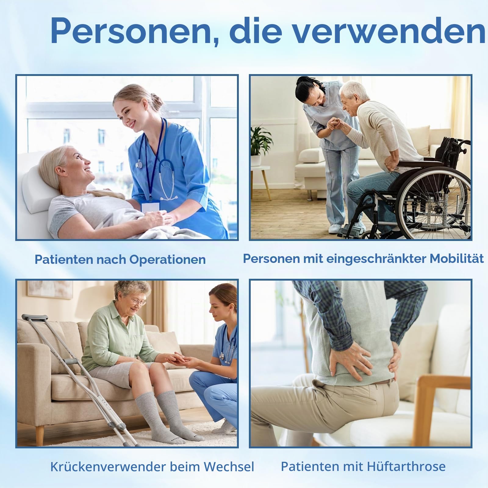 1 Paar Unterarmgehstütze, Faltbar Wanderstöcke Krücken 85-115CM Höhenverstellbar Ergonomisch mit Ellbogenauflage Aluminium Gehstützen Belastbar bis 100 kg pro Stütze Reise Gehkrücken Zusammenleg