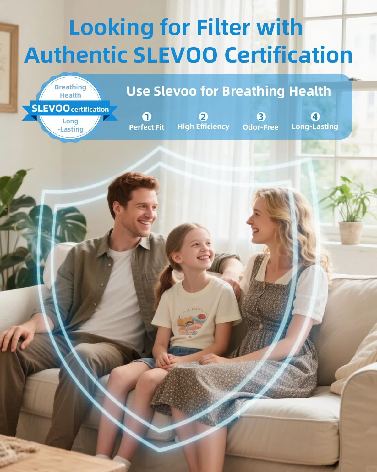 SLEVOO Air Purifier control panel