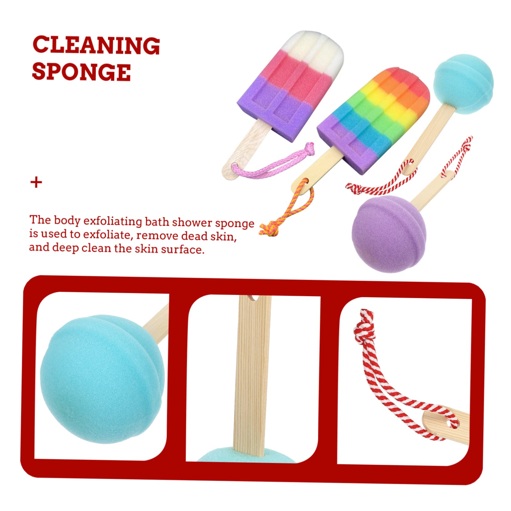 FRCOLOR 12piezas Esponjas De Baño Coloridas Esponjas De Baño Reutilizables Para Adultos Para Viajes Suaves y Exfoliantes Apto Para Piel Sensible Aleatorios
