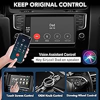 Vista 4 de Adaptador inalámbrico Carplay Apple Carplay Adaptador inalámbrico Convertir con cable a inalámbrico CarPlay Dongle para control inalámbrico Plug &