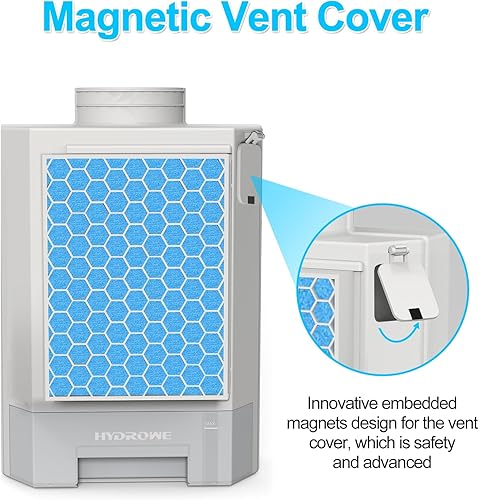 Miniatura 4 de Kit de ventilación para secadora interior con sistema de filtración de 3 etapas, malla de acero inoxidable + filtros de poliéster lavables para