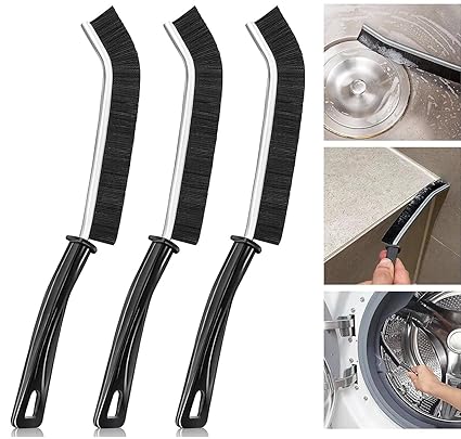 Holikme Plastic Mini Gap Cleaning Brush (Pack Of 3) Hard Bristle Gap Brush Cleaning Multipurpose Crevice Cleaning Brush Dead Corner Cleaning Used For Hom (Gap Cleaning Brush, 3)