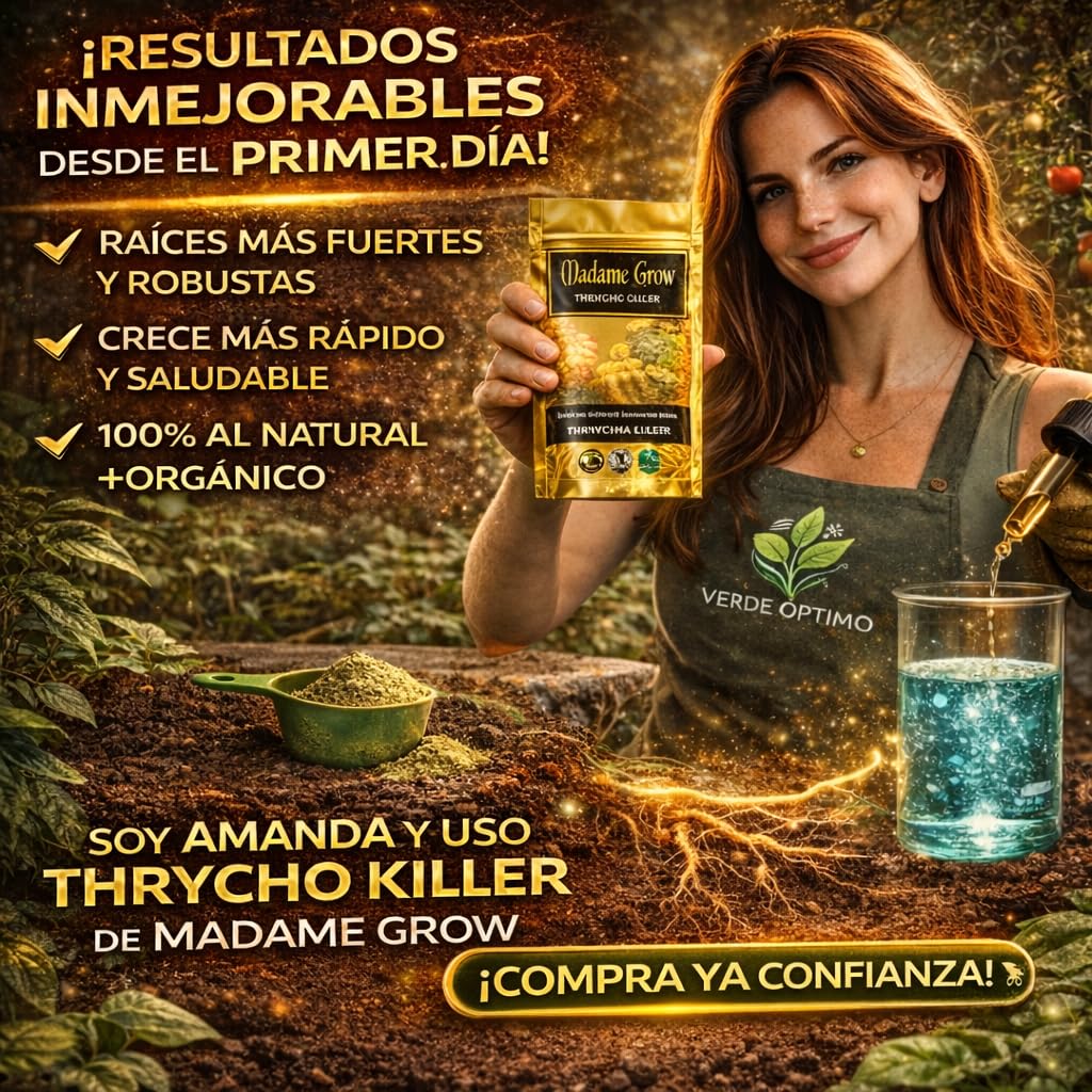 MADAME GROW Knospen Vergrößerer Marihuana - Blühdünger Marihuana - Knospenbooster Marihuana - Blühfutter Marihuana - Dünger Marihuana - Flüssig - Aufdicken (THRYCHO100g)