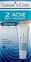 Vista 6 de Nature's Cure Sistema de tratamiento de acné de dos partes para hombres (suministro de 1 mes)