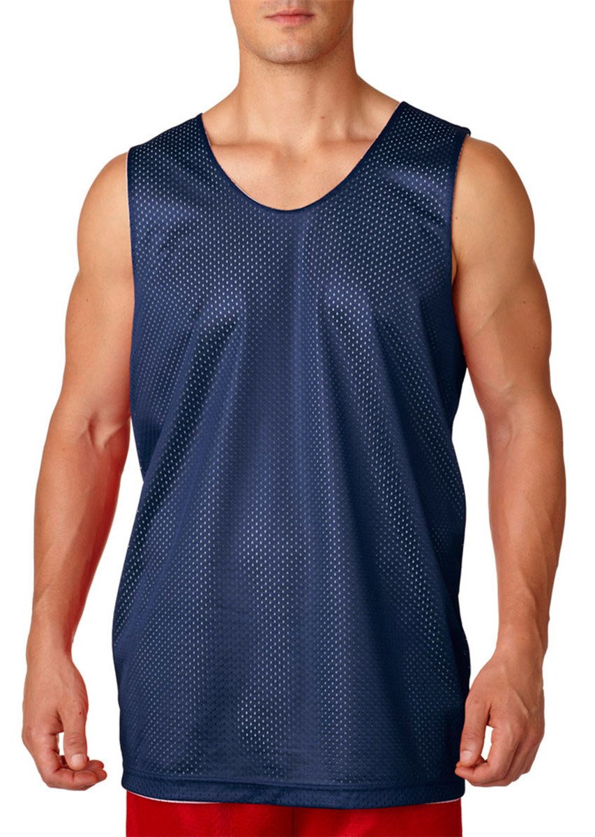 A4 de Hombre nf1270 nf1270-nvw Reversible Malla Camiseta de Tirantes