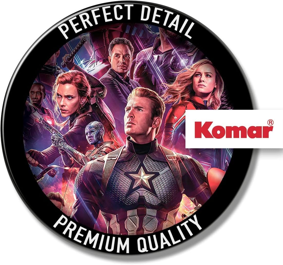 Komar Marvel Photo Wallpaper Avengers Endgame Movie Poster - Size 184 x 254 cm, 4 Pieces, Colourful - Wallpaper, Children's Room, Teenager's Room, Superhero