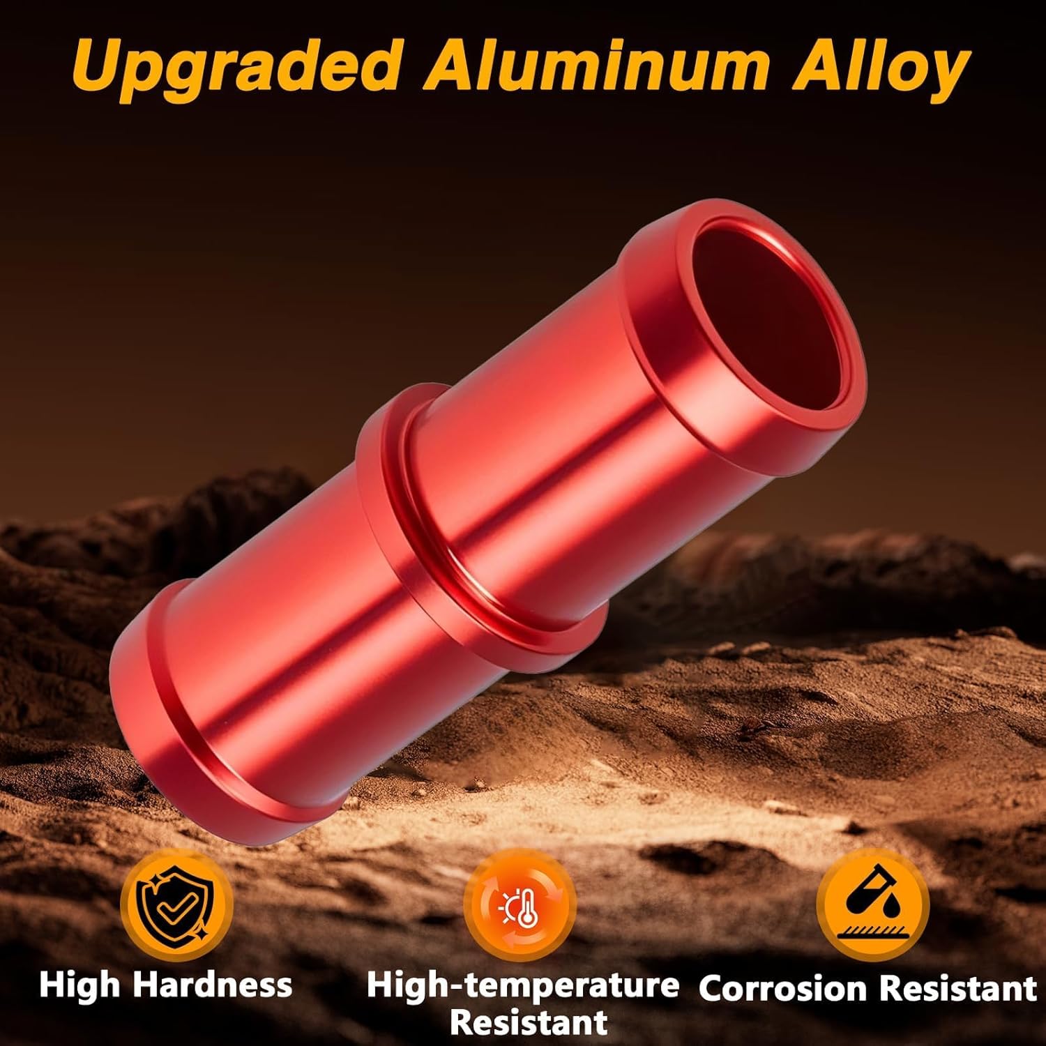 FUSCH Upgraded Aluminum Heater Hose Connector Fitting Adapter Compatible with NISSAN 370Z Infiniti G35 G37 QX50 Q60 Q70 M35 M37 Replace#: 92417-JK20A