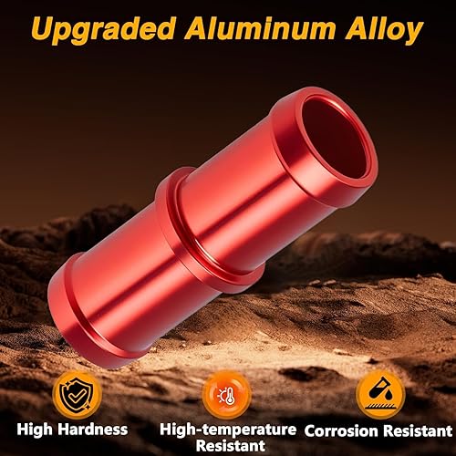 Miniatura 2 de FUSCH Conector Adaptador de Manguera de Calentador de Aluminio Mejorado Compatible con NISSAN 370Z Infiniti G35 G37 QX50 Q60 Q70 M35 M37