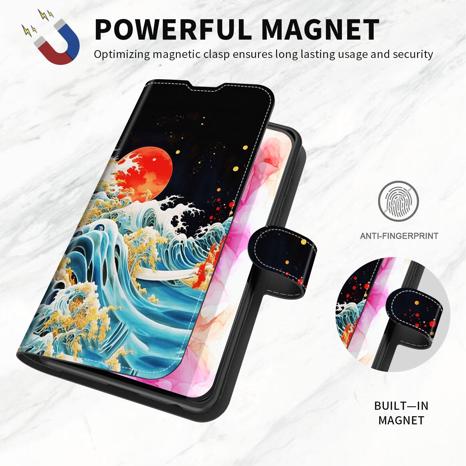 MODFYN Magnetische telefoonhoes voor Google Pixel 10/10 Pro, 2-in-1