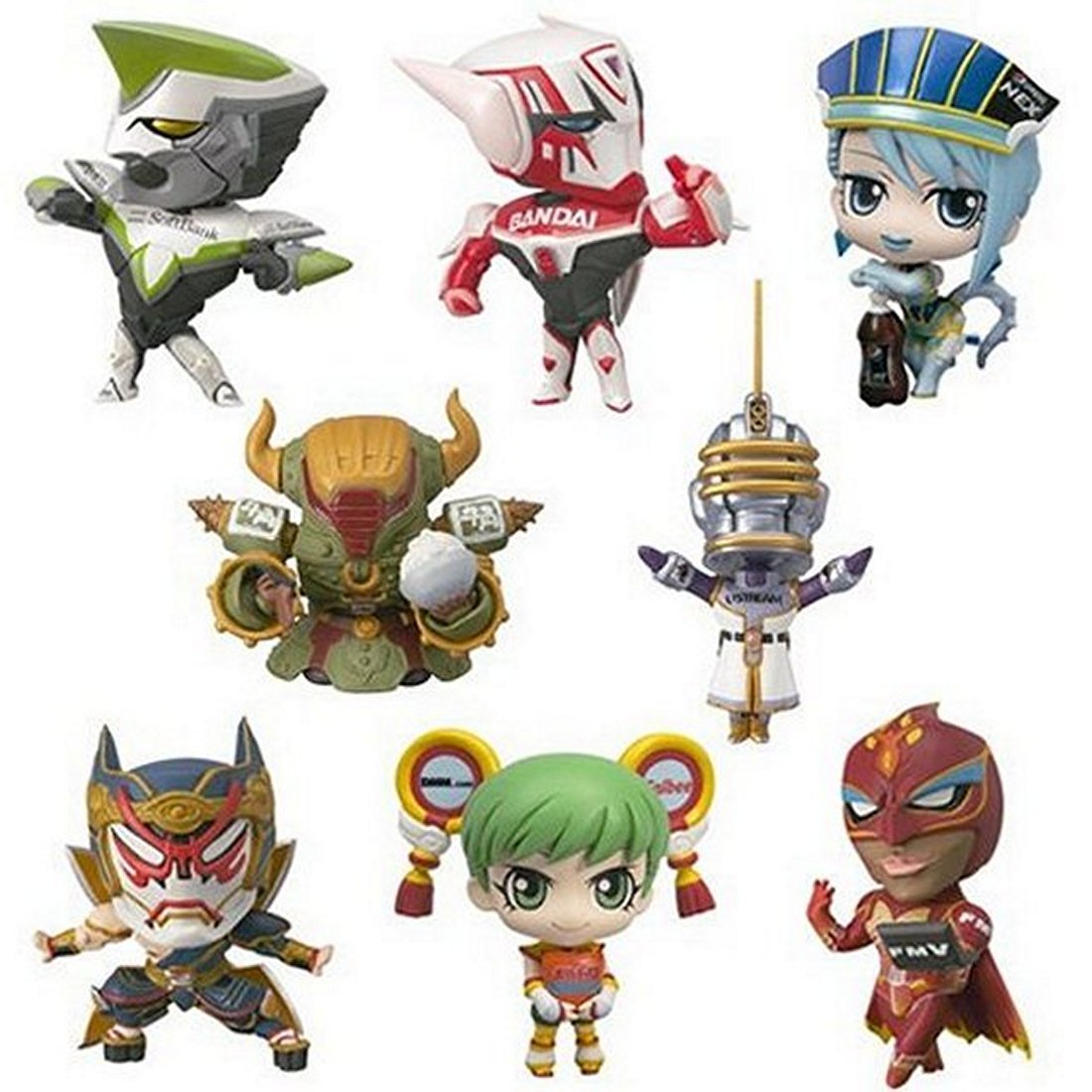 TIGER&BUNNY グッズ、フィギュア Amazon.com: Bandai Tiger & Bunny Deformaster Petit Trading Figures