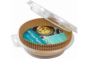 Air Fryer Disposable Paper Liners, Round Oil Proof, 120pcs(8 inch)