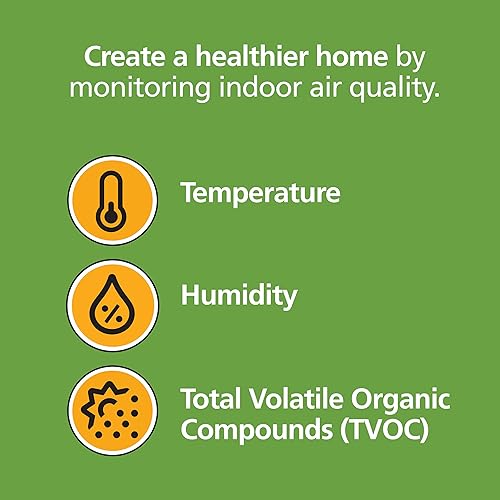 Miniatura 4 de Kidde Detector inteligente de humo y monóxido de carbono y monitor de calidad del aire interior, WiFi, dispositivo compatible con Alexa, cableado