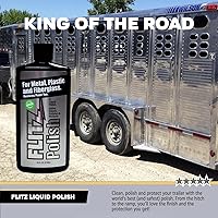 Vista 6 de Flitz Producto ecológico para pulir metal, plástico y fibra de vidrio. Botella de 16 onzas., Verde