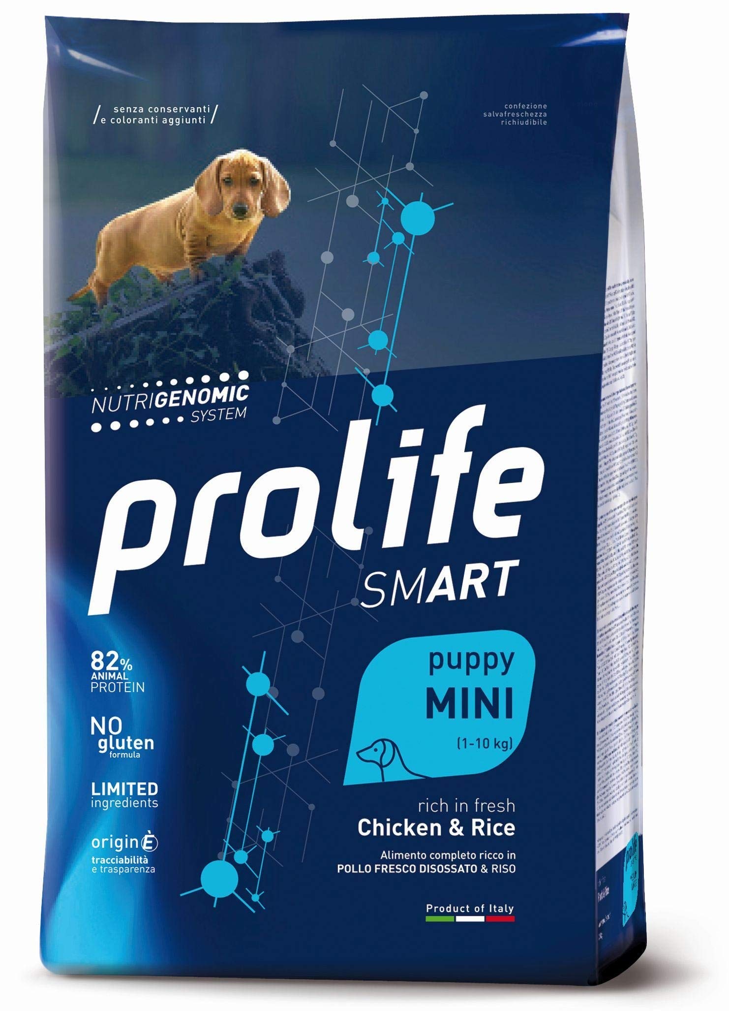 Prolife Puppy Mini Pollo y Arroz Nutrigenomic Croquetas Cachorro - 7 kg