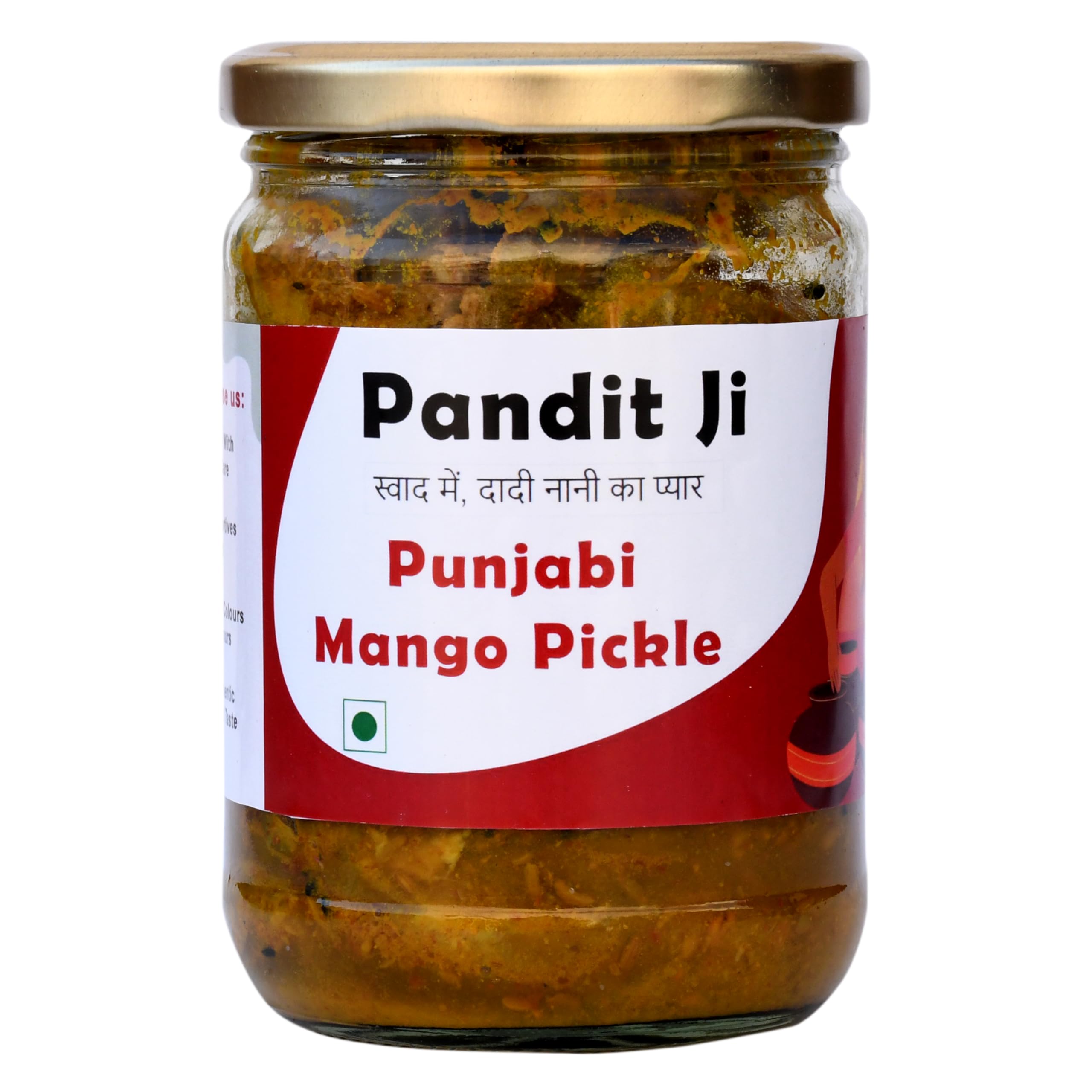Pandit Ji | Punjabi Mango Pickle | North Indian Aam ka Achaar | 250 gms & 500 gms (500 gms) (B0D4Z9FMYK) Amazon Price History, Amazon Price Tracker