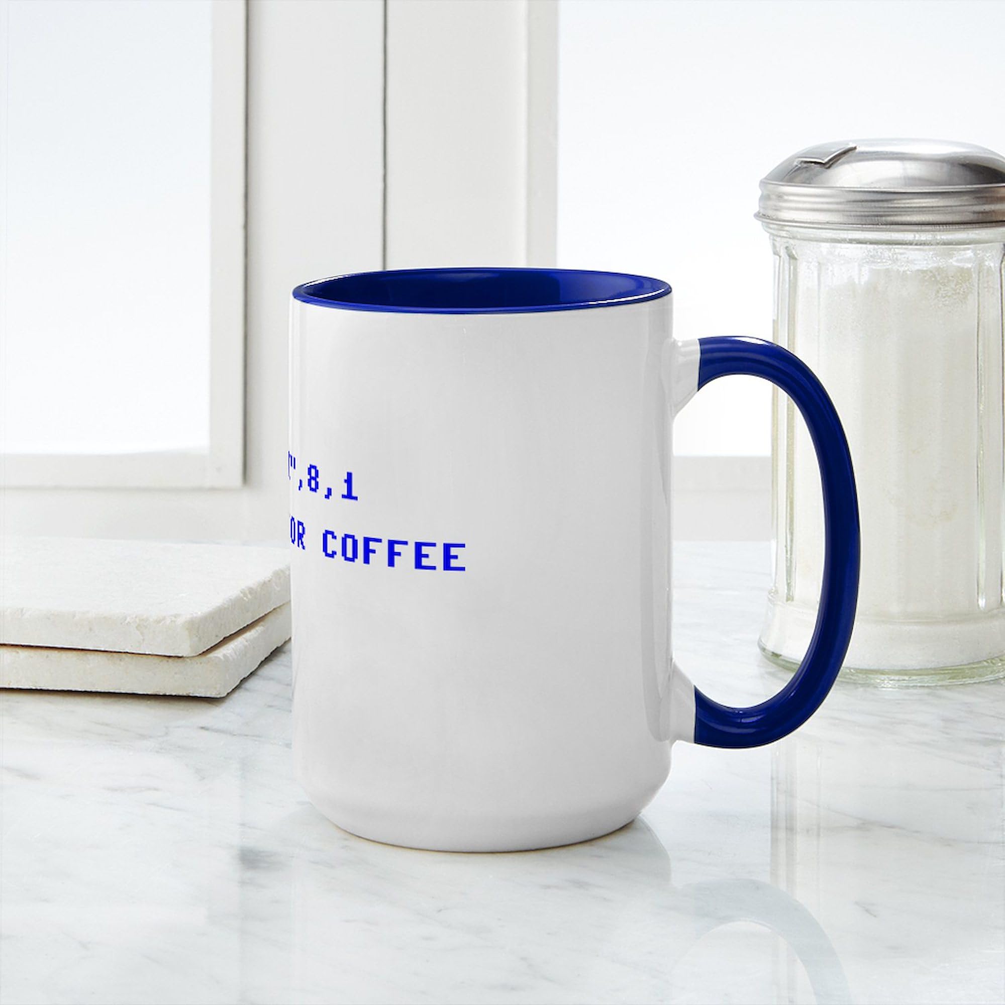 Amazon.com | CafePress Commodore 64 Load Coffee Large Mug 15 oz (444 ml)  Ceramic Coffee Mug: Coffee Cups & Mugs