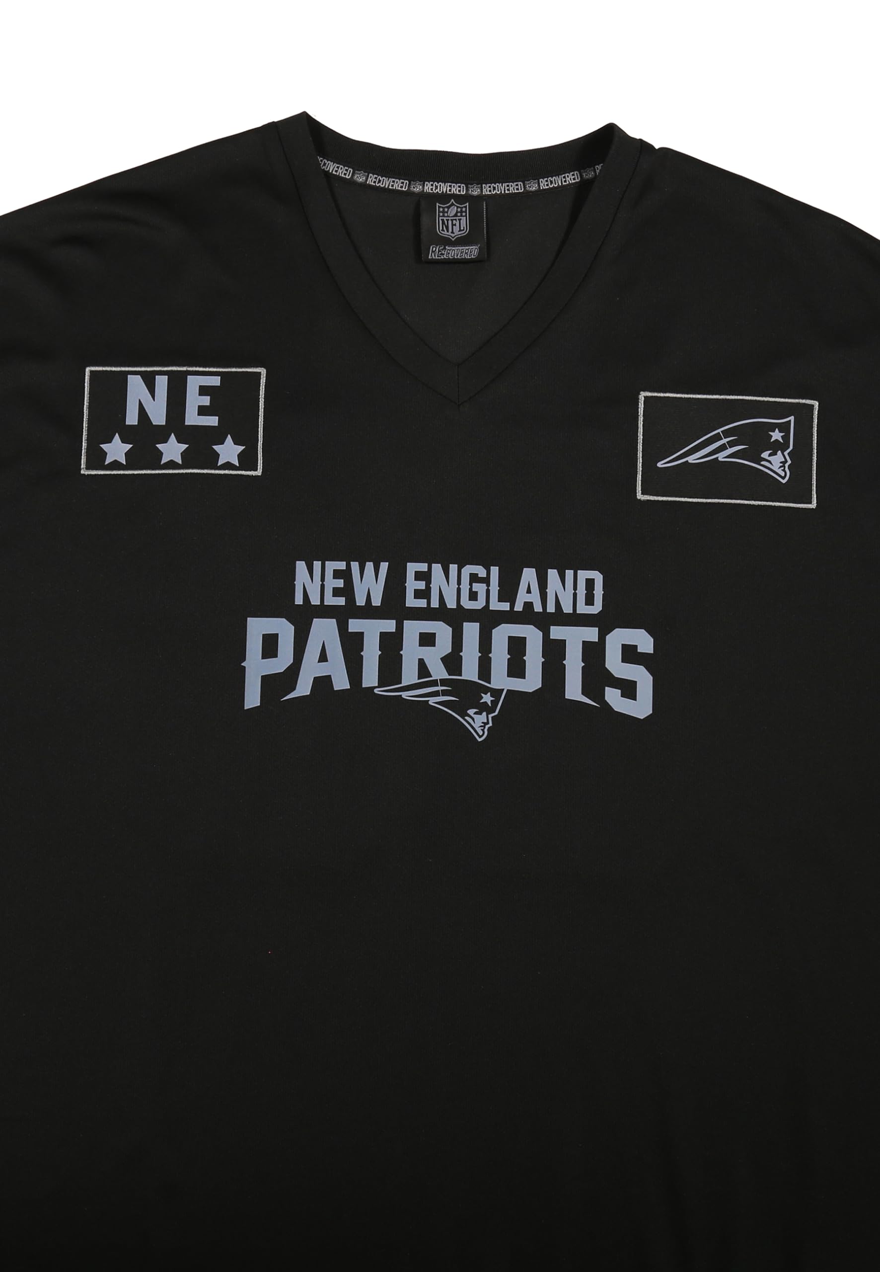 Recovered NFL Team Salute Black Military Oversized Mesh Limited Jersey Jersey
