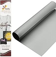 Vista 64 de Firefly Craft - Lámina de vinilo elástico para transferencia de calor, HTV metálico, para planchar para usar con Cricut y Silhouette, para prensa