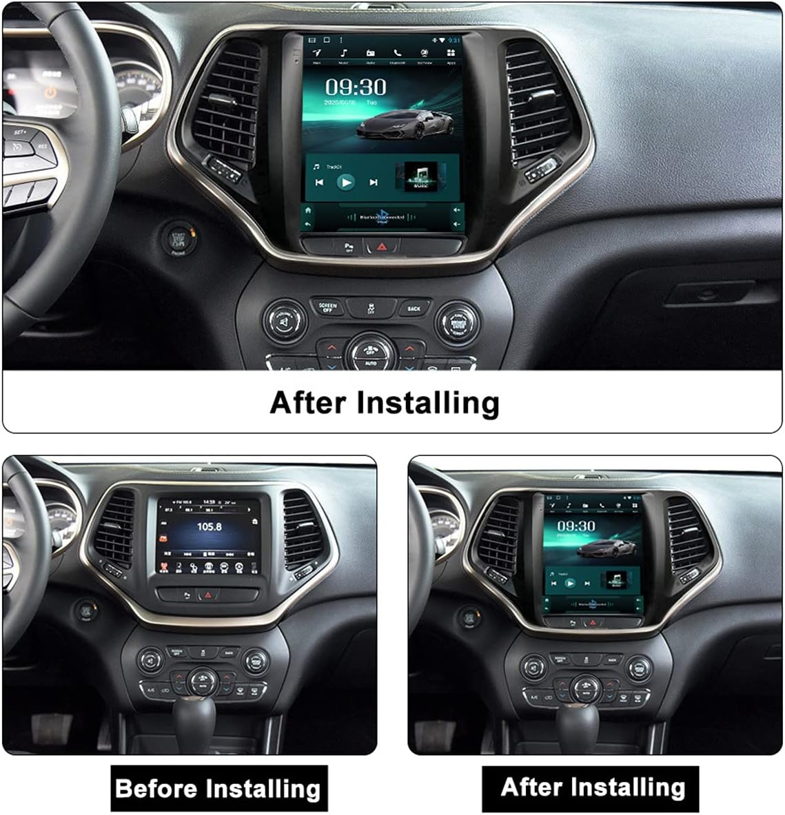 最安値挑戦 9 7インチandroid 11カーラジオgpsナビゲーション カーオーディオ ビデオシステムのジープチェロキー5kl 13 18 サポハンズフリー ステアリングホイールコントロール ミラーリ Www Rubberdev Gov Lk