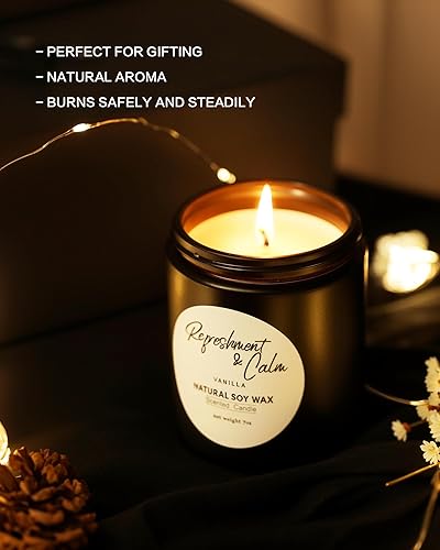 Miniatura 3 de IZIDDO Velas perfumadas, velas aromáticas para el hogar, 45 horas de combustión, velas de soja, alivio del estrés y velas de baño y cuerpo, velas