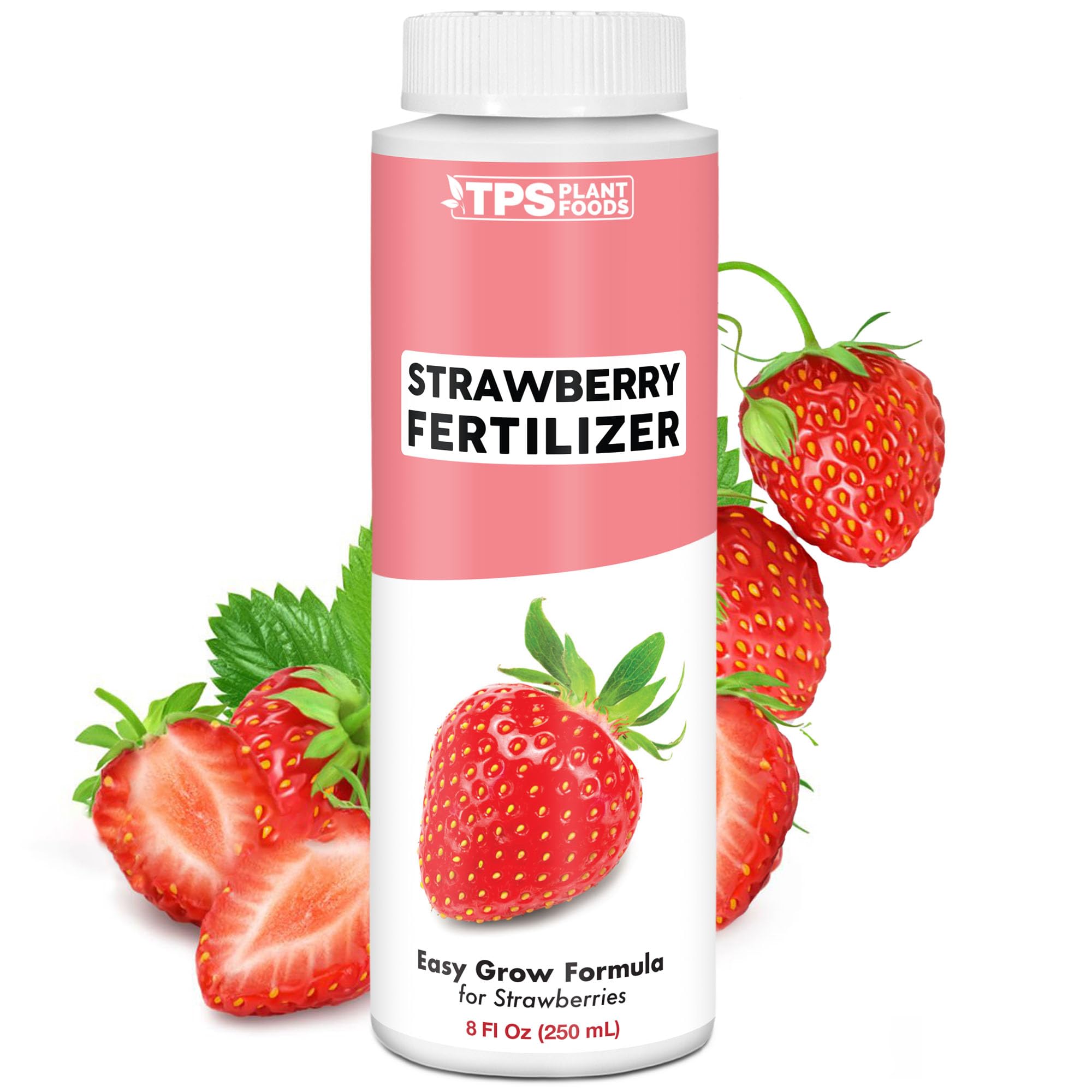 Strawberry Fertilizer for Fruit and Berry Gardens, Liquid Plant Food 8 oz (250mL)