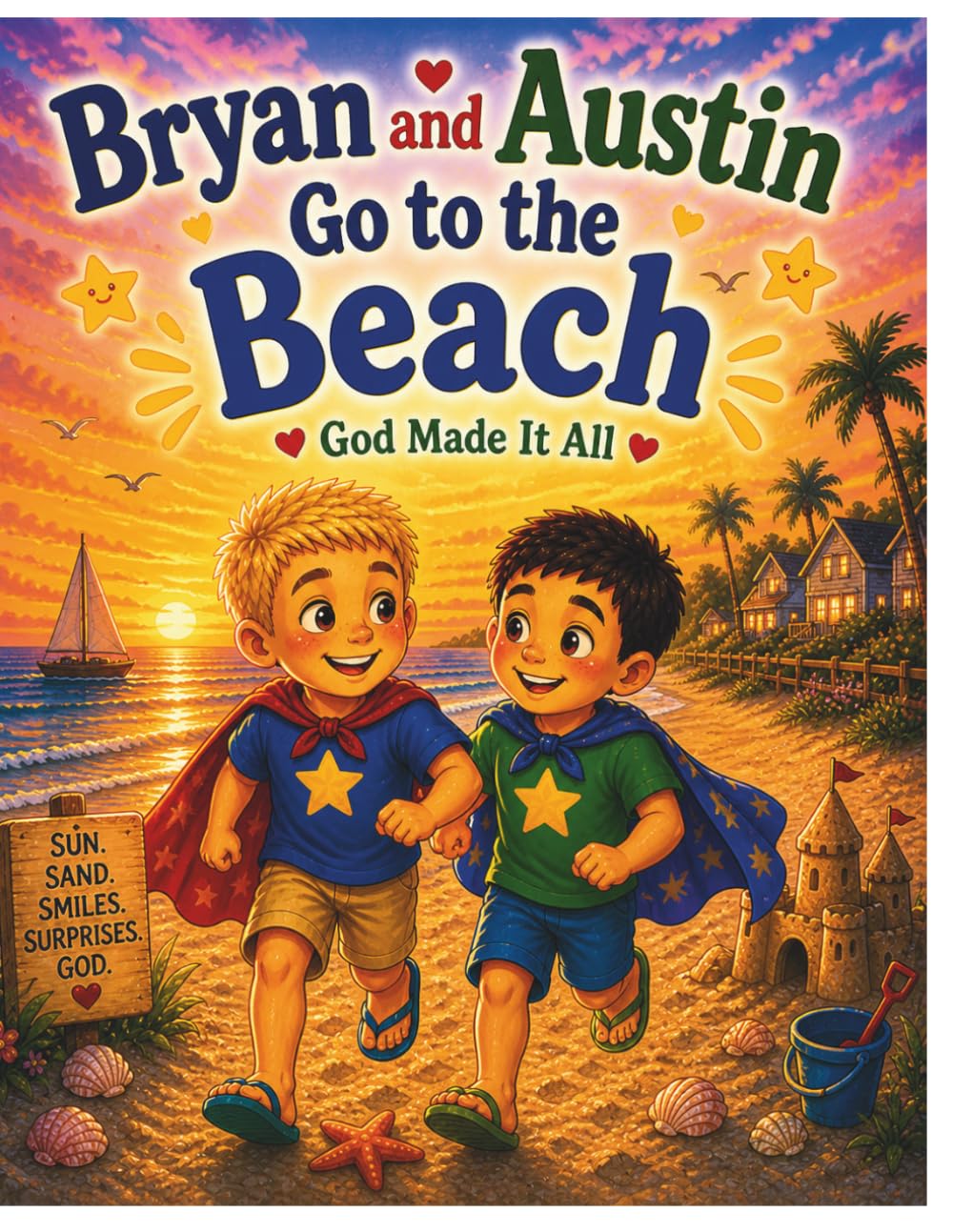 Bryan and Austin go to the Beach! (The adventures of Bryan and Austin: Faith, Family & Fun)