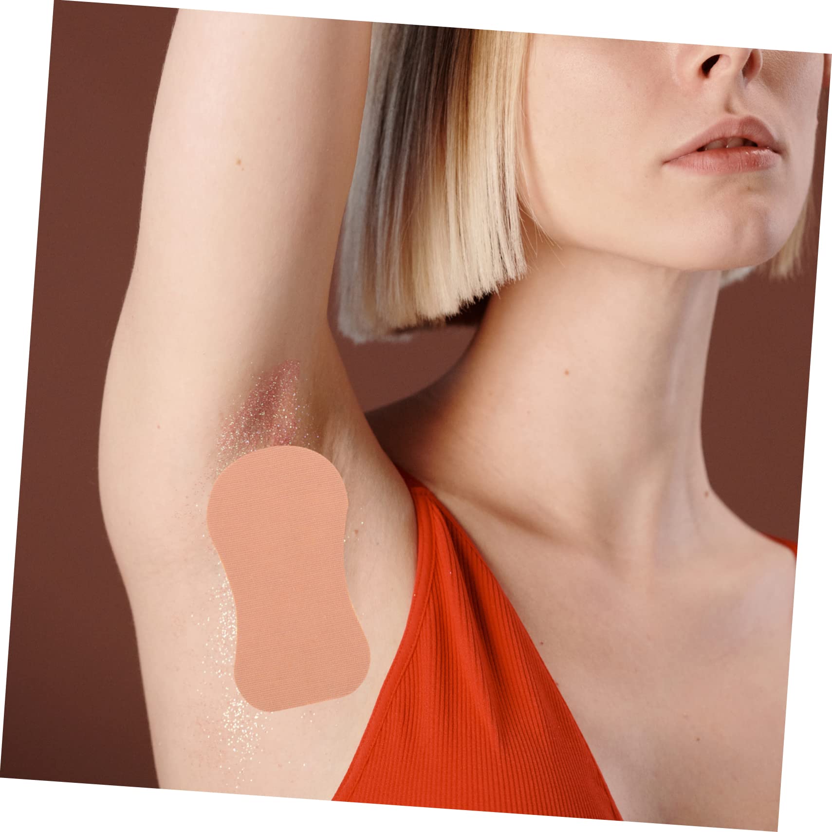 Healeved Sweat Absorbing Sticker Underarm Pad for Women Men Foot No Stain Easy to Apply