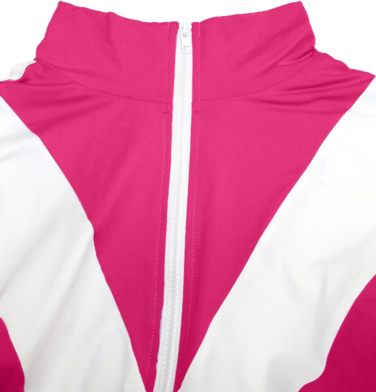 Tbahhir Casual Sets for Women 2 Piece Colorblock Tracksuit Long Sleeve Cropped Jakcets and Legging Pants Stretch Outfits - Image 5