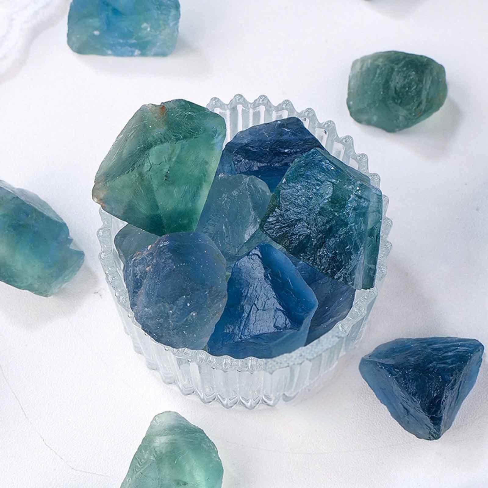 Szorstkie kryształy masowe surowy fluoryt Kamień kryształowy naturalny kamień szlachetny Uzdrawiające kamienie do upadku, owijanie drutu, Wicca Reiki, Medytacja,2~3cm/1000g