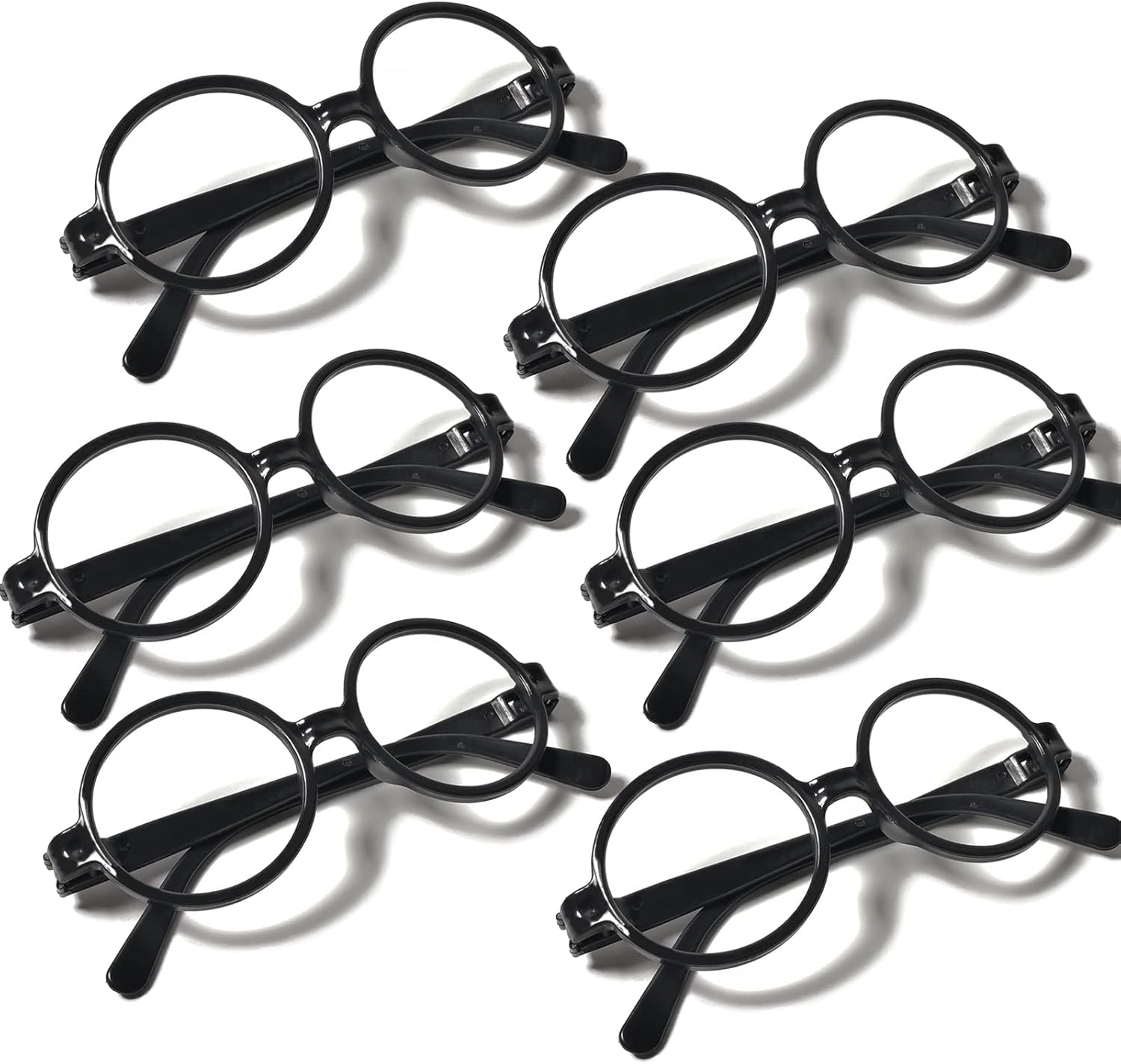 Black Wizard Glasses Plastic Halloween...
