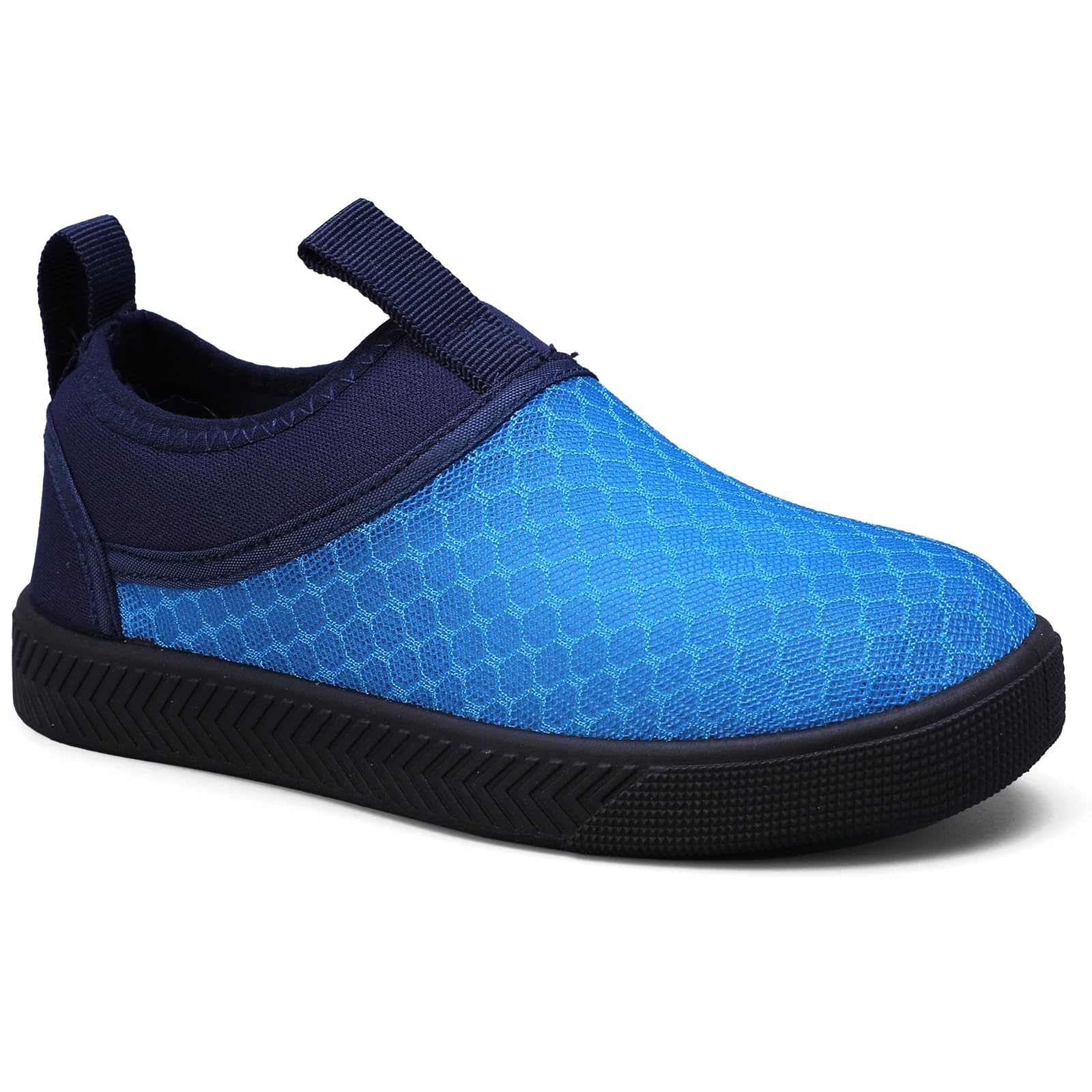 WateLves Toddler Water Shoes Kids Boys and Girls - Quick-Dry Multi-Purpose Casual Water Sneakers Slip On with Drainage Holes for Swim Walking Beach Vacation Essentials (Blue, 31)