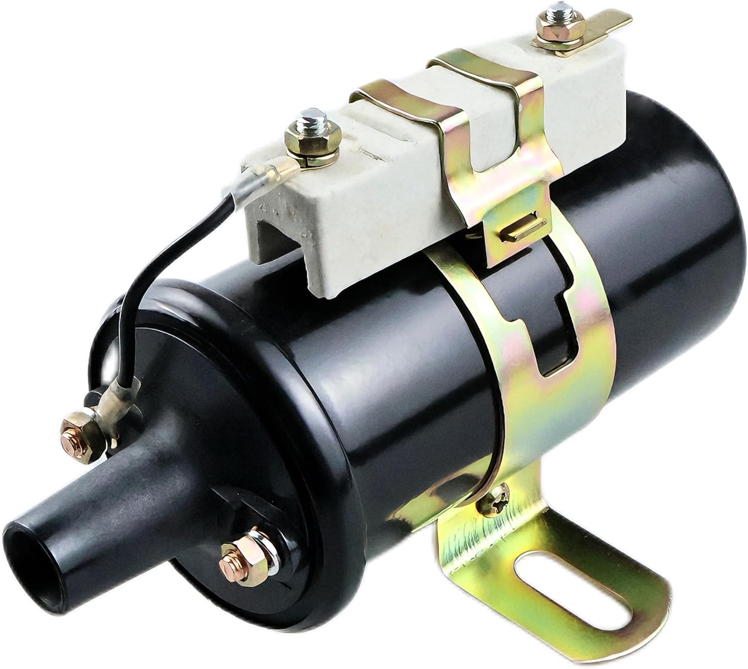 12V Ignition Distributor Coil Compatible for John Deere 50 60 70 3020 3010 1010 for Massey Ferguson Backhoe 20 40 50 65 2200 for Ford Tractor 50/56/6000 for International 100 130 140 AT14385
