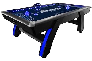 Atomic 90" Indiglo LED Light-Up Arcade Air Hockey Table