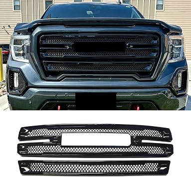 Grille Cover, Fit for GMC Sierra 1500 SLT 2019-2022