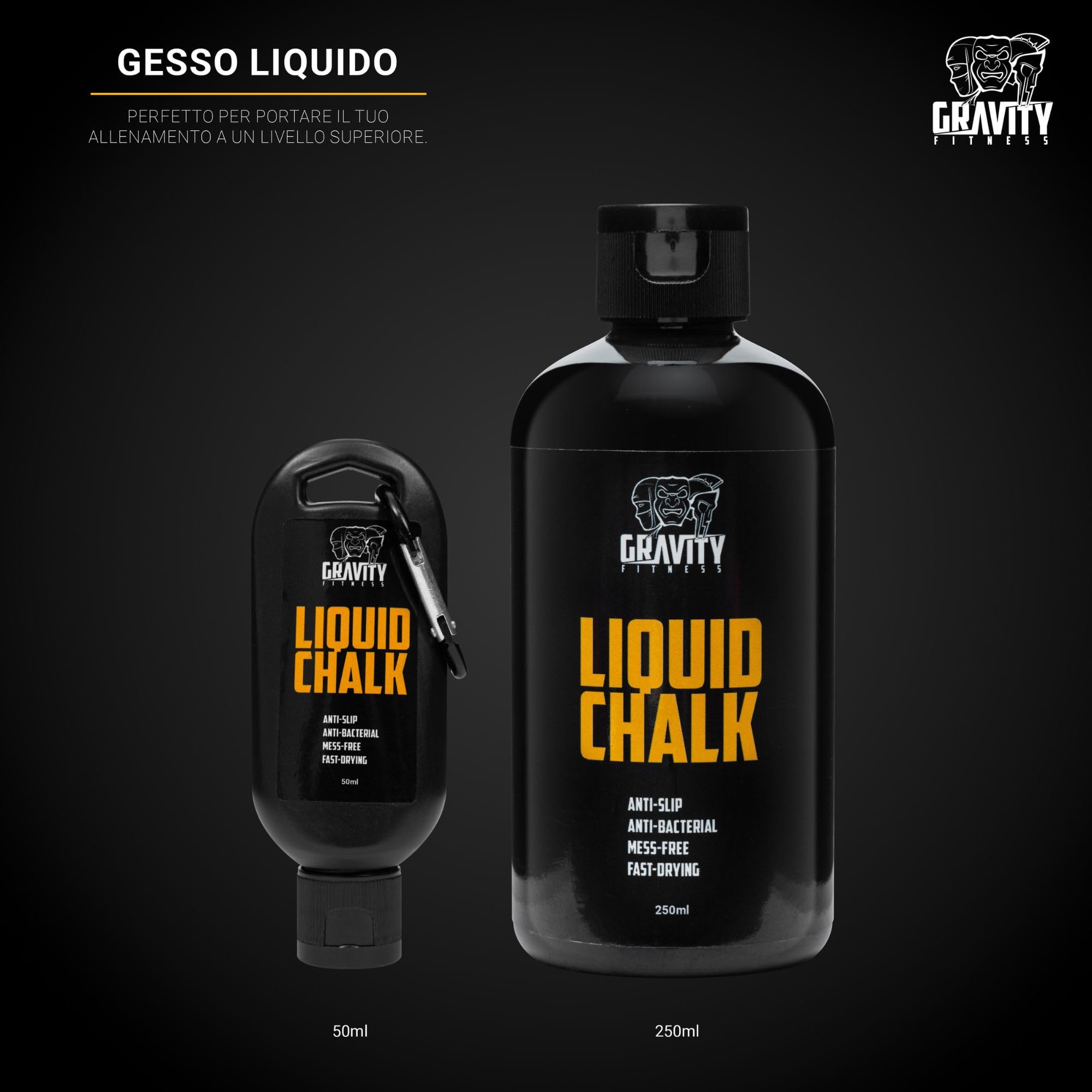 Gravity Fitness Gesso liquido per calisthenics, sollevamento pesi, arrampicata e tutti gli aspetti del fitness