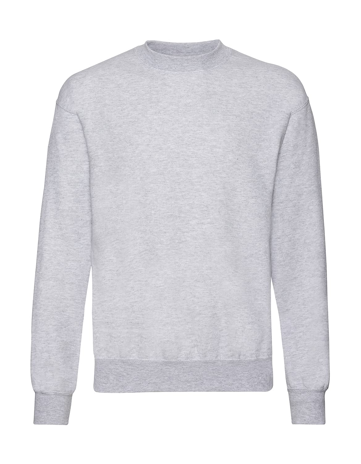 Fruit of the Loom Men's Set In Sweat Sweatshirt, Grey (Heather Grey), Large