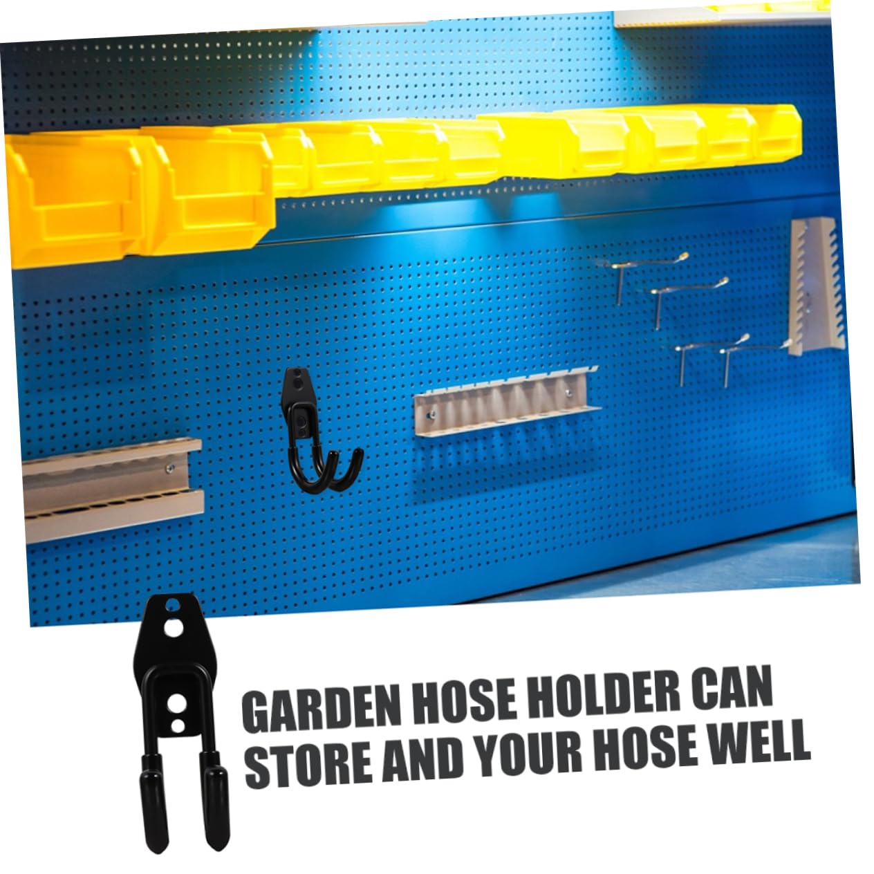 BESPORTBLE 10piezas Soporte De Manguera De Jardín De Metal Resistente Colgador De Manguera Pared Gancho Organizador Multiusos Incluye Tornillos Diseño Duradero y Funcional